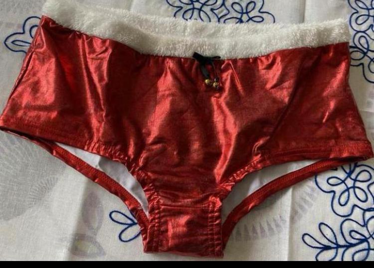Speciaal kerstslipje maat L/Xl, Kleding | Dames, Broeken en Pantalons, Ophalen of Verzenden