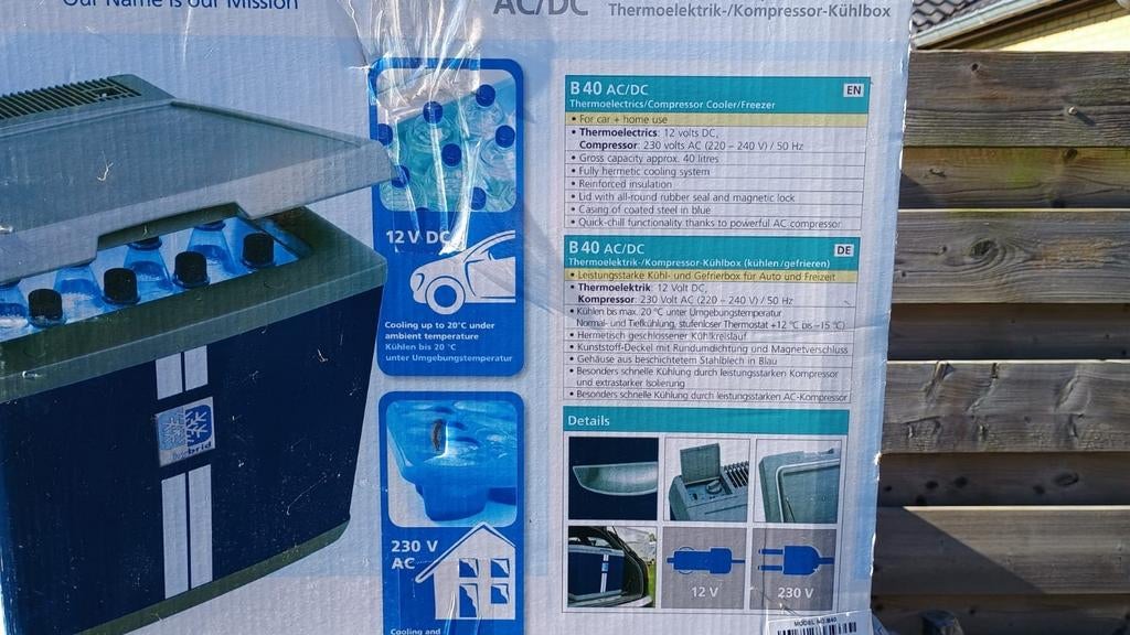 Minicool koelbox hybride, Caravans en Kamperen, Ophalen, Zo goed als nieuw, Koelbox