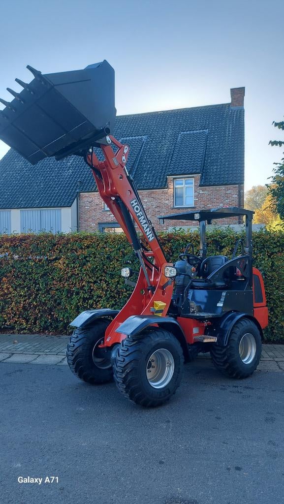 Nieuwe Kniklader HOFMANN 1250kg hefvermogen! TOPPER!!, Zakelijke goederen, Machines en Bouw | Kranen en Graafmachines, Ophalen