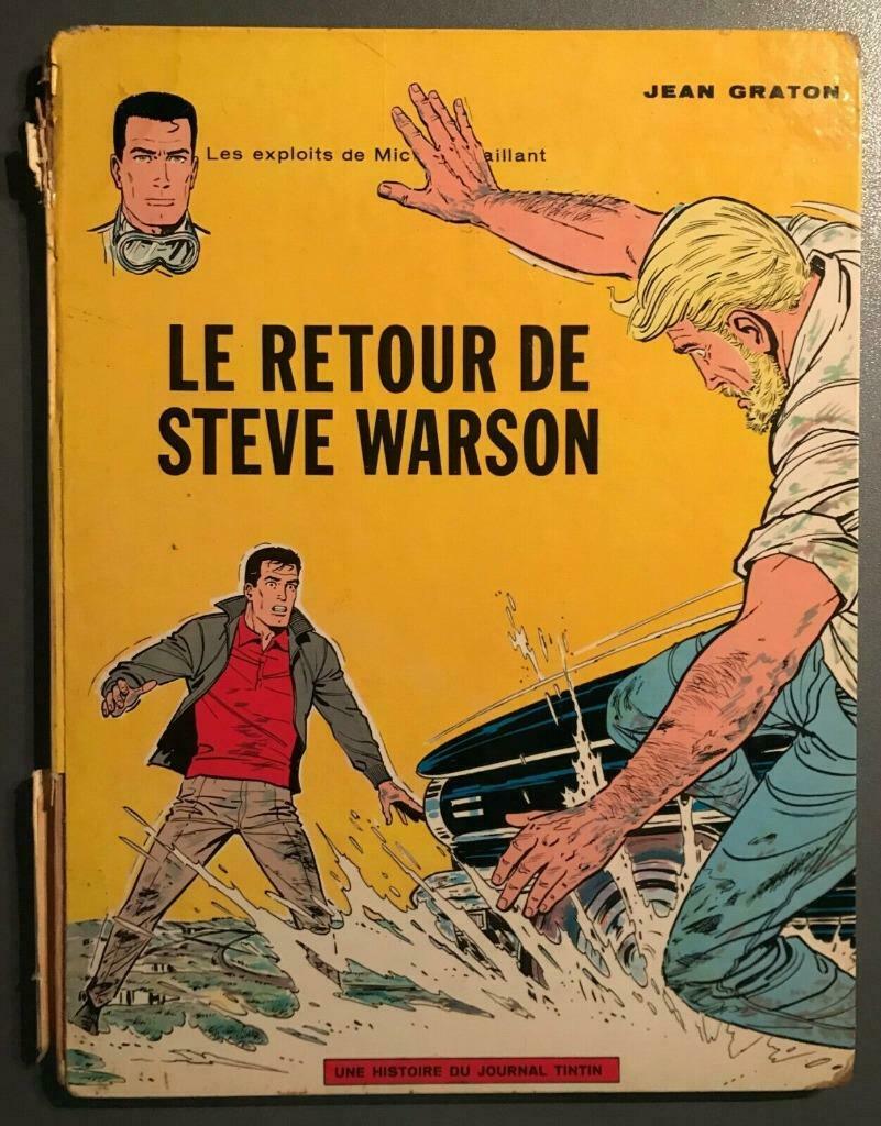 B.D. Michel Vaillant N°9 : Le retour de Steve Warson, Eén stripboek, Ophalen of Verzenden, Gelezen, Jean Graton