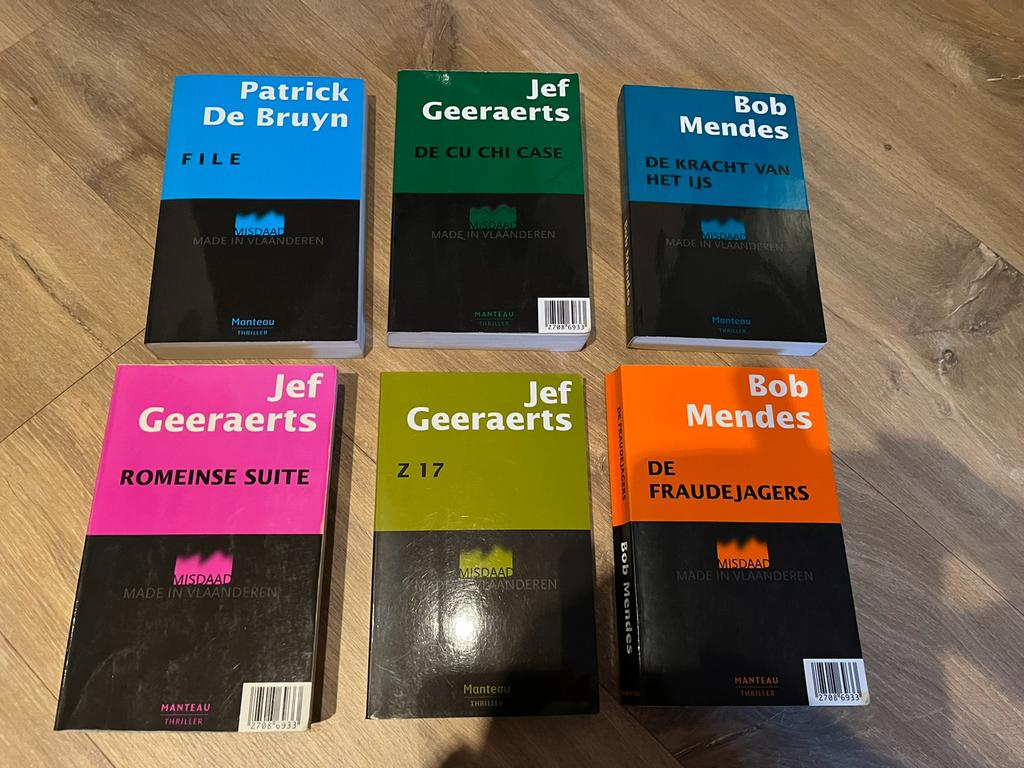 6 misdaad thrillers, Ophalen, Zo goed als nieuw