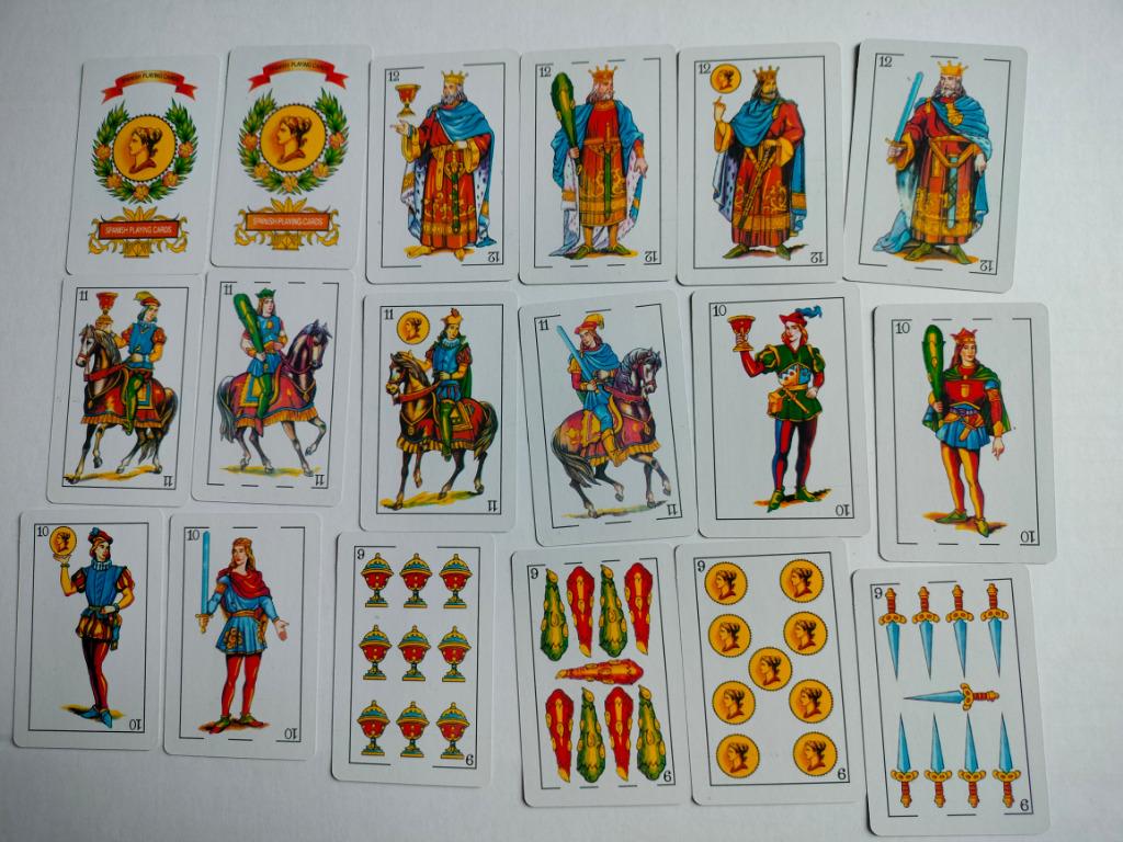 ♠️♦️♣️♥️ 50 Spanish Playing Cards Spanish Poker Cards Deck, Verzamelen, Speelkaarten, Jokers en Kwartetten, Zo goed als nieuw