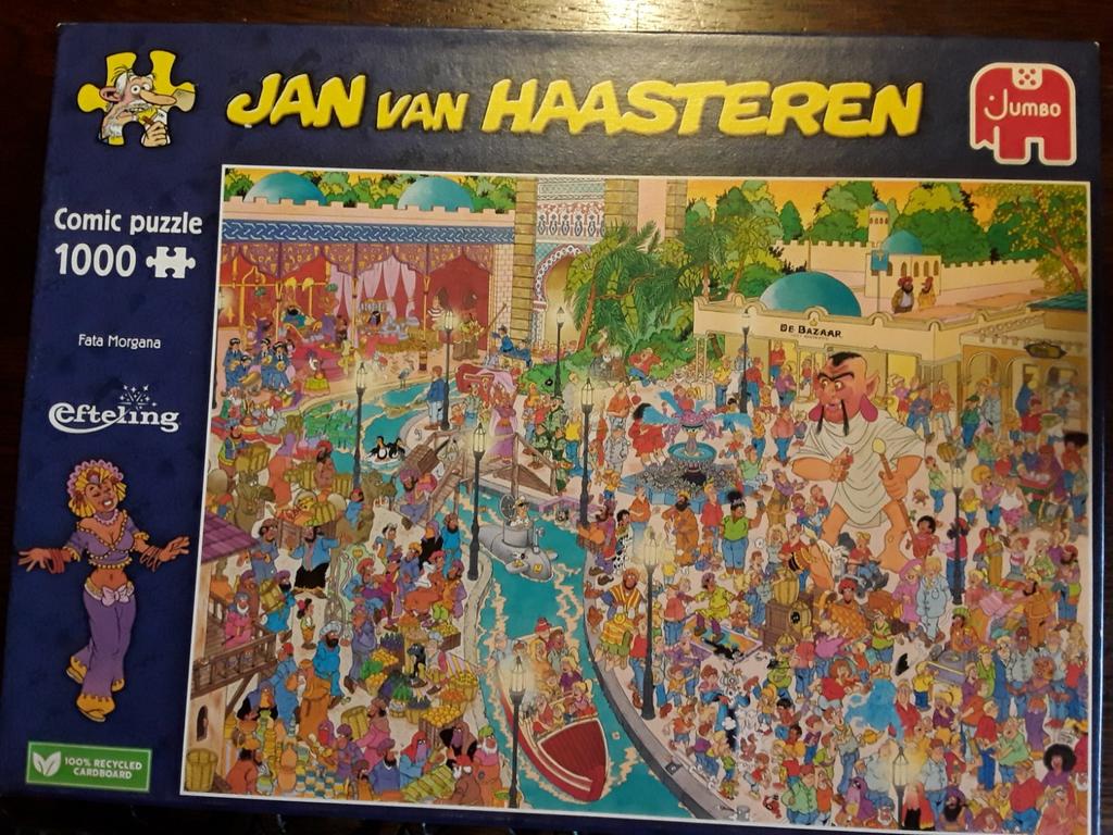 Jan van Haasteren  1000 stuks, Enlèvement