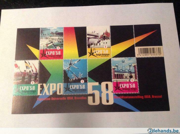 Expo 58 Wereldtentoonstelling te Brussel, Postzegels en Munten, Verzenden