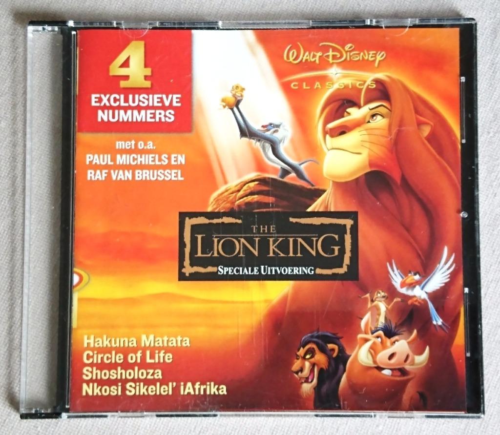 The Lion King : 4 exclusieve nummers, Walt Disney classics, Ophalen of Verzenden, Leeuwenkoning of Jungle Boek, Zo goed als nieuw