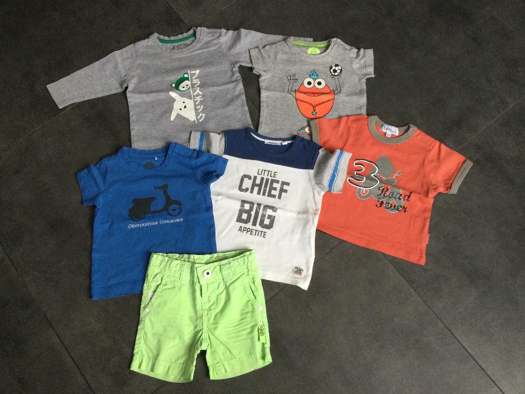 Setje kleding maat 62 - 68, Kinderen en Baby's, Babykleding | Maat 62, Ophalen of Verzenden, Zo goed als nieuw, Jongetje, Setje