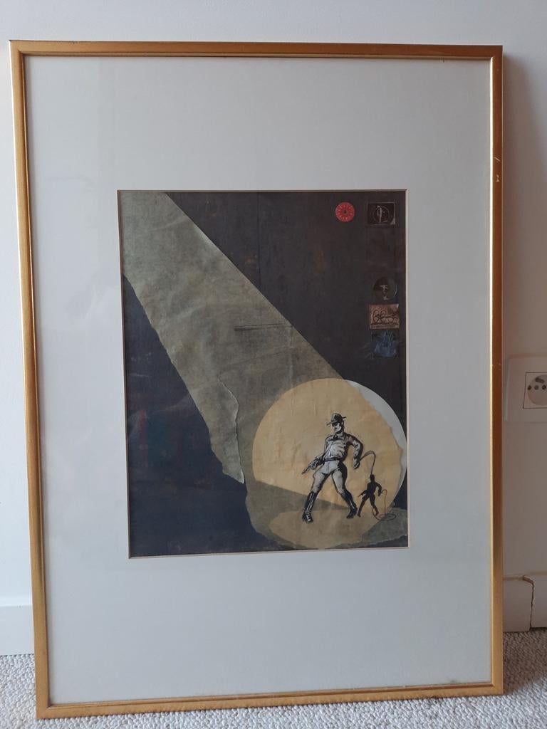 Oude affiche Theater Taptoe, Antiek en Kunst, Ophalen