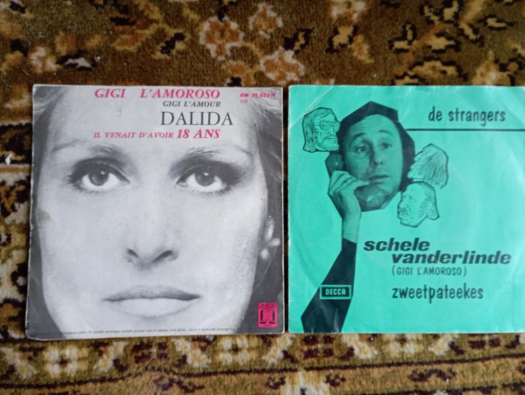 503) schele vanderlinde de strangers  ( + Gigi L'amoroso  ), Ophalen of Verzenden, Gebruikt, Levenslied of Smartlap