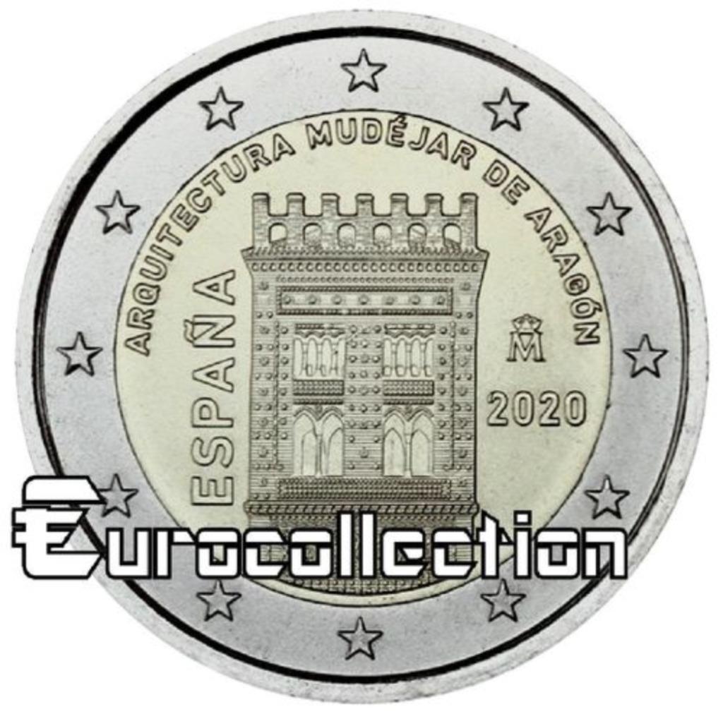 2 euros commémorative Espagne 2020, Timbres & Monnaies, Monnaies | Europe | Monnaies euro, Enlèvement ou Envoi, Espagne, 2 euros