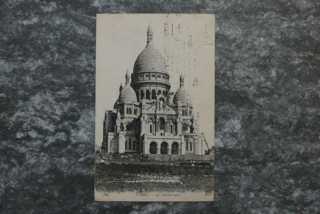 Postkaart 30/5/1919 Parijs, Le Sacré Coeur, Frankrijk, Enlèvement ou Envoi, Avant 1920, Affranchie, France