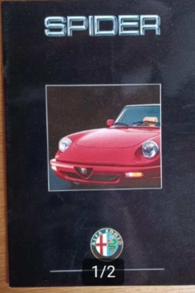 Brochure Folder Alfa Roméo Spider S4, Enlèvement ou Envoi, Comme neuf, Alfa Romeo