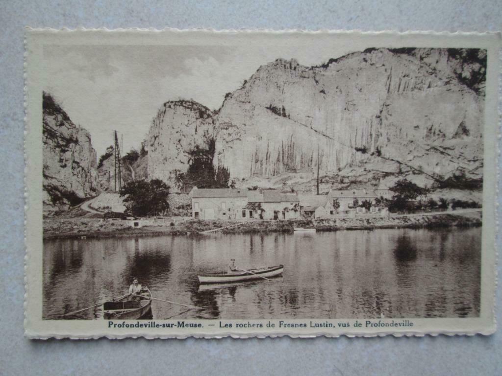 oude postkaart Profondeville s/Meuse, Envoi