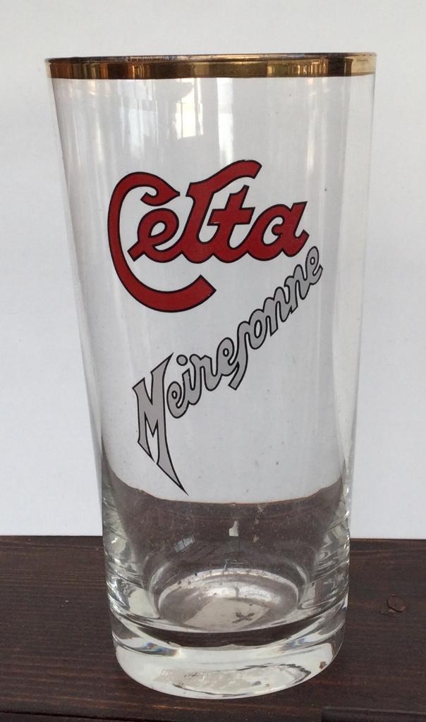 Bier brouwerij Meiresonne wit Gent Celta rode tekst, Enlèvement ou Envoi, Comme neuf