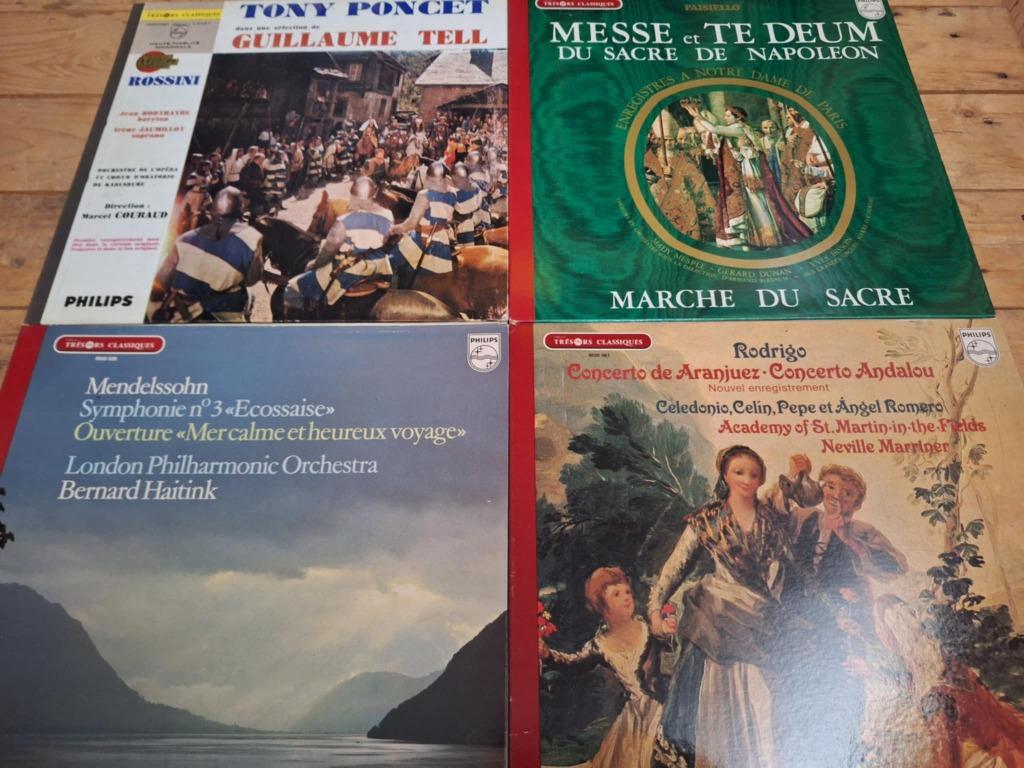 Lot 30 x Lp's Vinyl Philips - Trésors Classiques Classical, Ophalen of Verzenden, Romantiek, 12 inch, Kamermuziek
