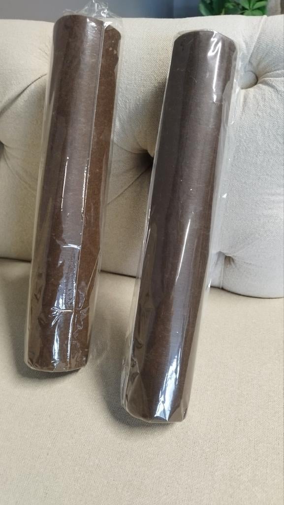 Lot 2 rouleaux chemins de table marron intissé NEUFS, Enlèvement, Neuf