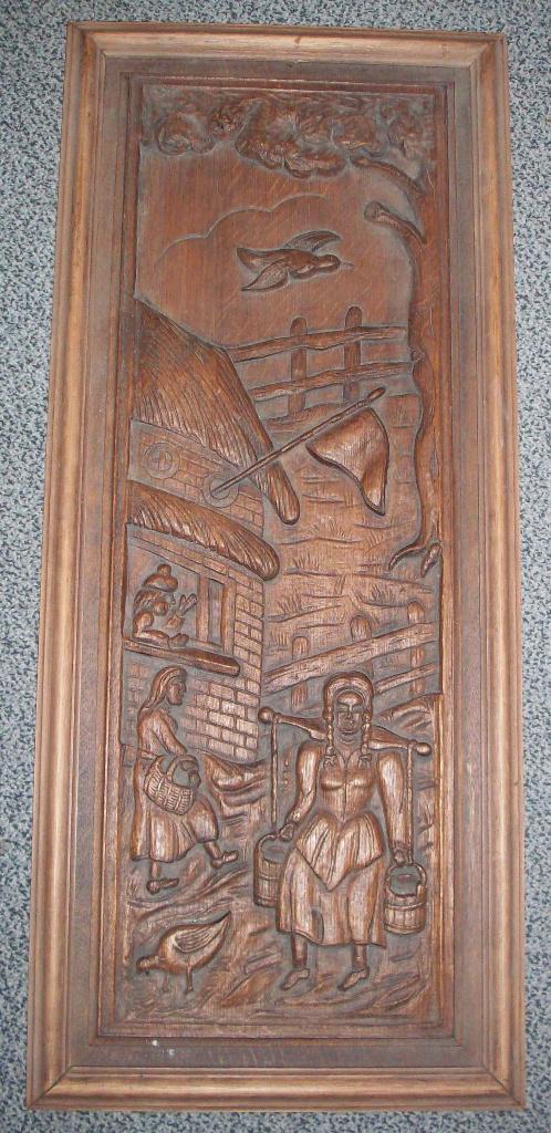 Houtsculptuur, Antiek en Kunst, Ophalen