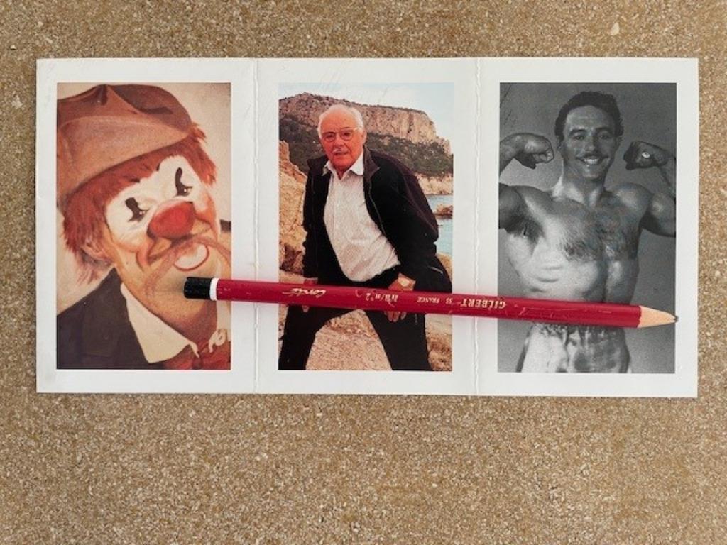 BP CLOWN TITI van Circus Jhony -DHR André VAN LISSUM PARIJS, Ophalen of Verzenden, Bidprentje