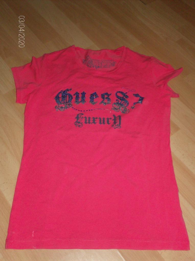 T-SHIRT ROOD MERK GUESS – MAAT S - NIEUW, Kleding | Dames, Guess, Nieuw, Ophalen of Verzenden, Maat 36 (S)