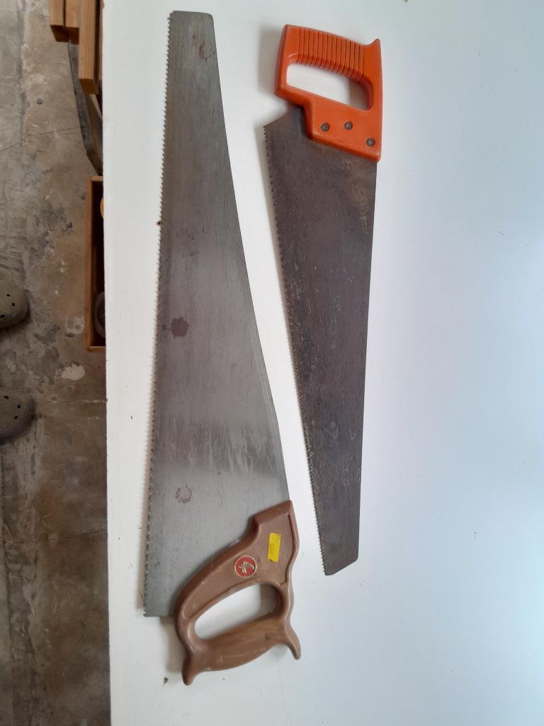 Scies égoïne (2 pièces) 12€/lot, Enlèvement