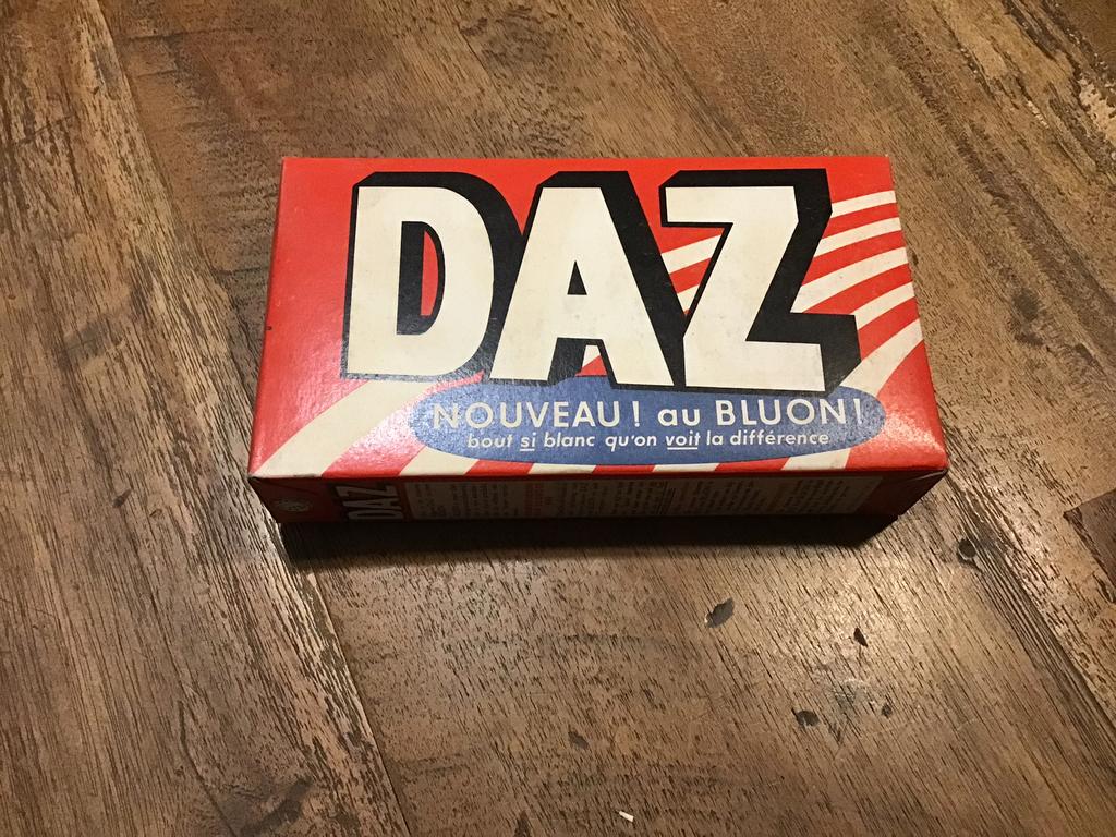 Vintage authentiek pakket waspoeder DAZ, Enlèvement ou Envoi