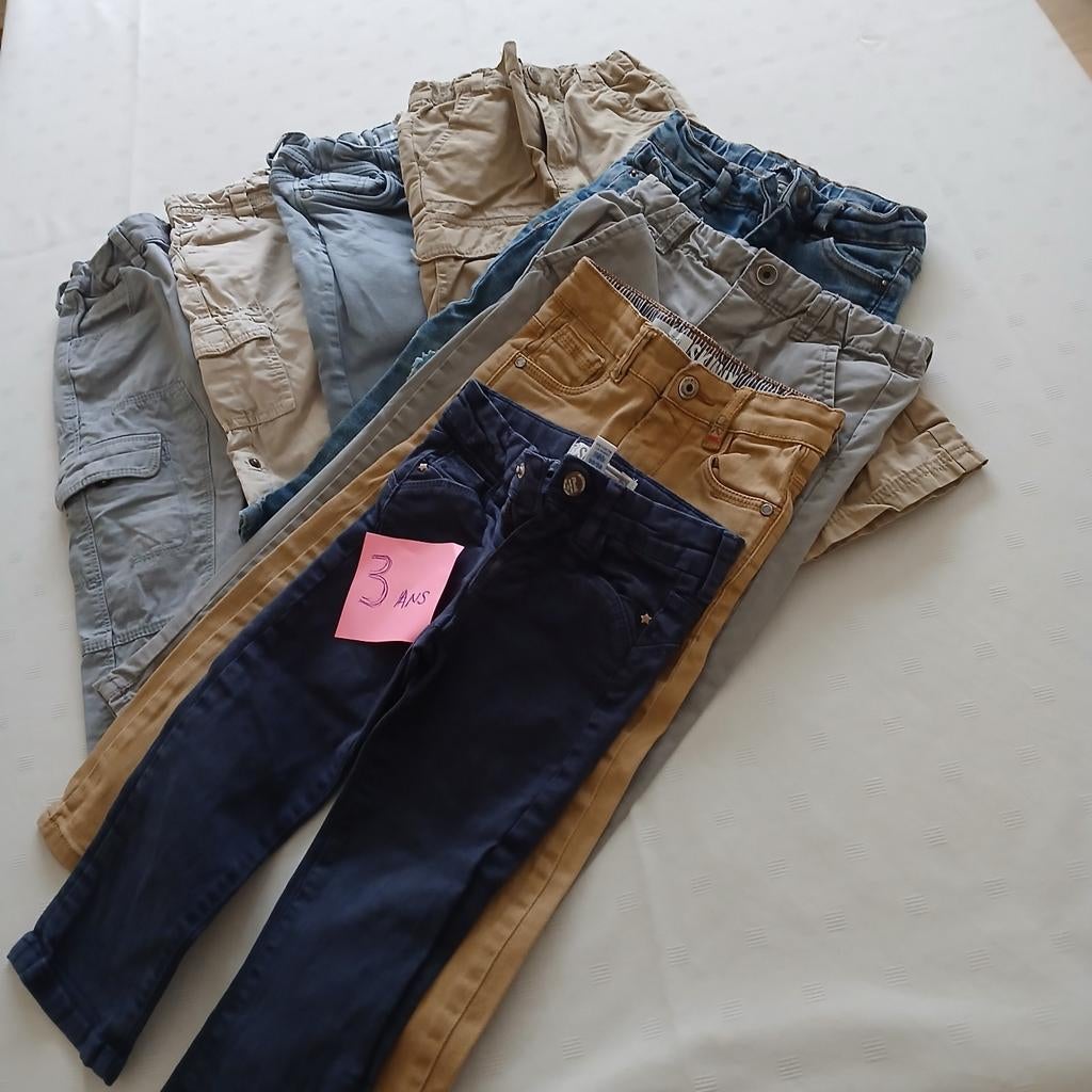 Vêtements garçon  3 ans (1), Kinderen en Baby's, Kinderkleding | Maat 92, Jongen, Broek, Ophalen