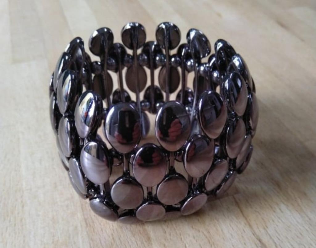 Bracelet vintage des années 1990, Bijoux, Sacs & Beauté, Bracelets, Enlèvement ou Envoi, Comme neuf, Synthétique ou Plastique