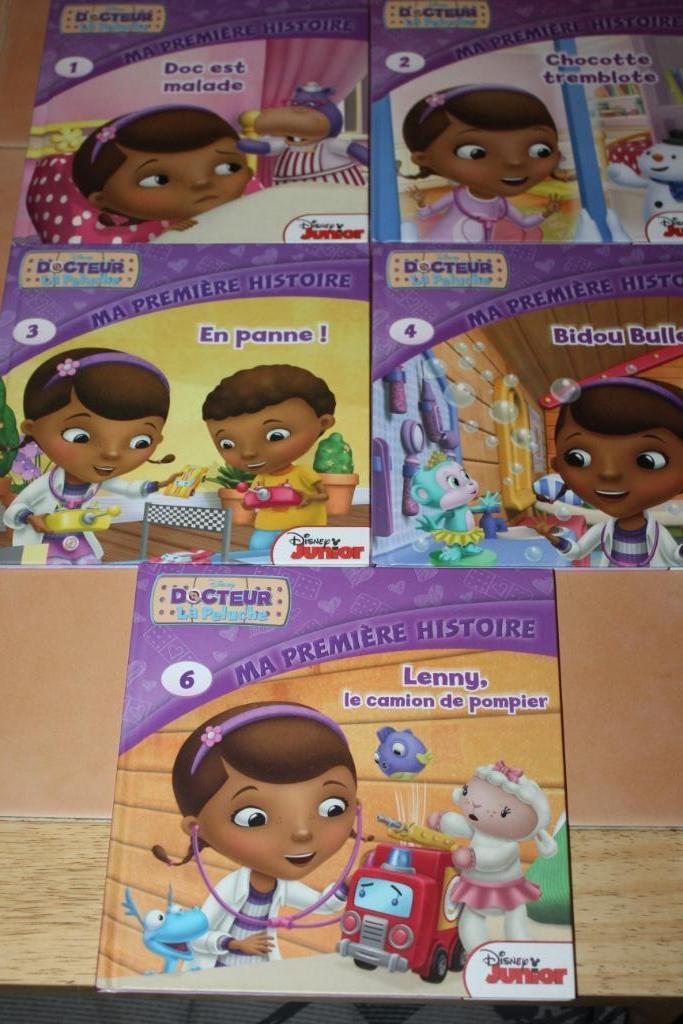 Lot de 5 livres Docteur La Peluche, Enlèvement ou Envoi, Utilisé