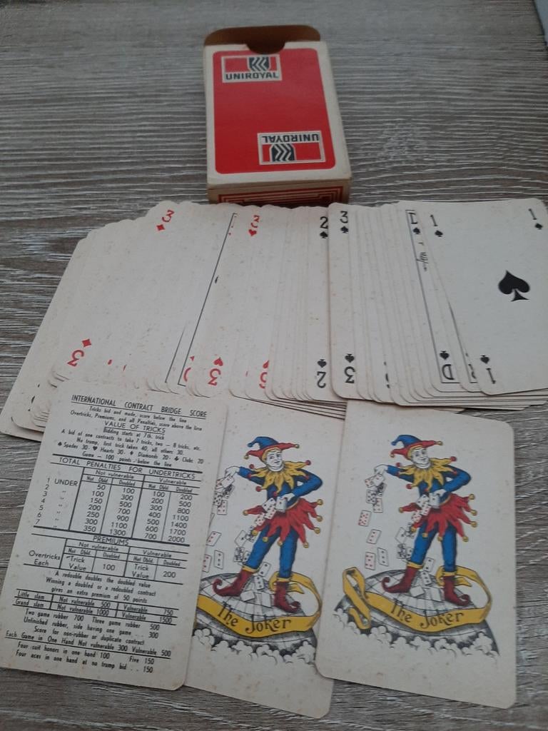 Uniroyal speelkaarten set., Enlèvement ou Envoi, Carte(s) à jouer