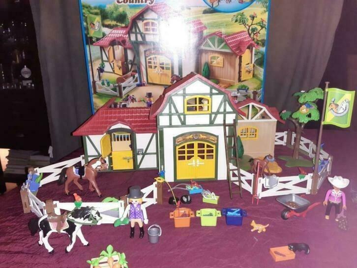 Playmobil 6926 paardenmanege nu 50€ ipv 70€, Enlèvement ou Envoi, Comme neuf