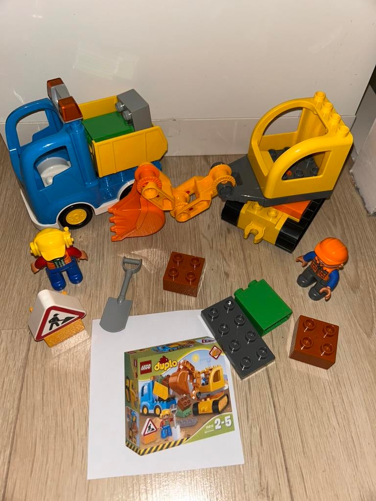 Duplo bouwplaats 10812, Kinderen en Baby's, Ophalen of Verzenden, Gebruikt, Complete set, Duplo