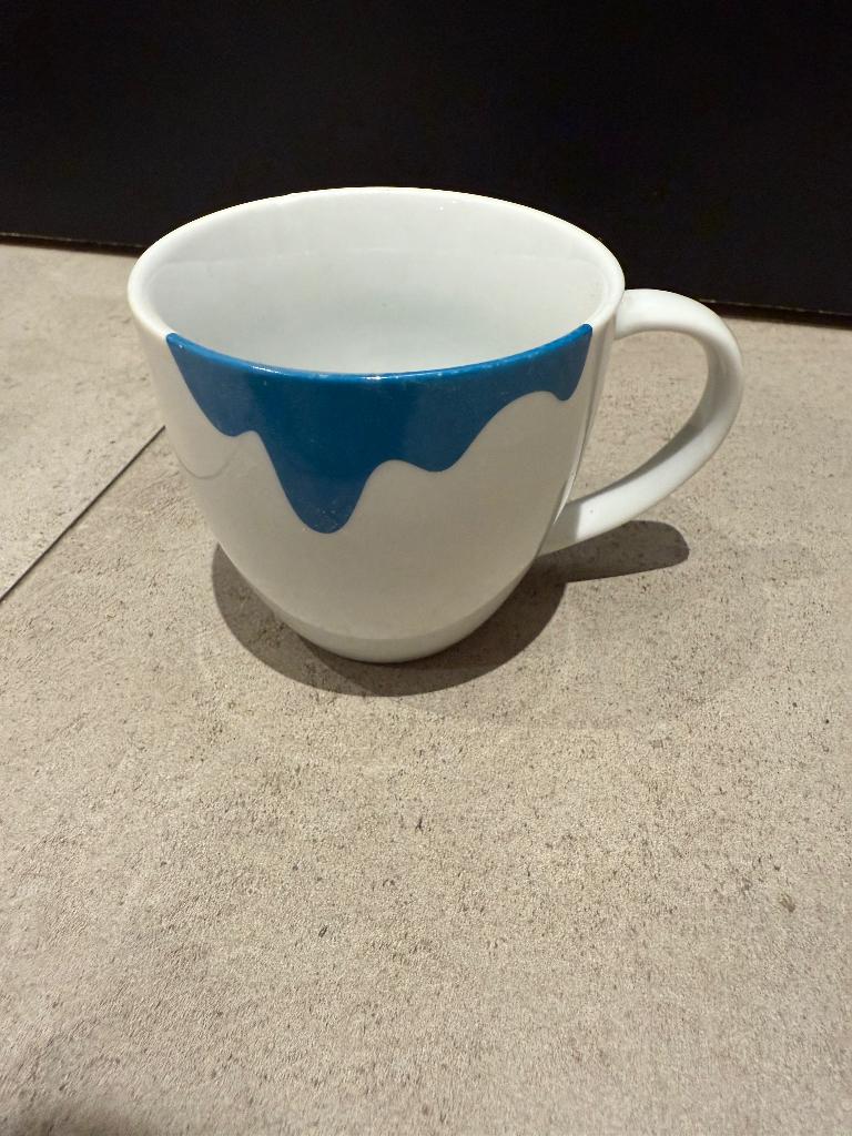 Mug blanc et bleue, Enlèvement ou Envoi, Neuf, Tasse(s) et/ou soucoupe(s)