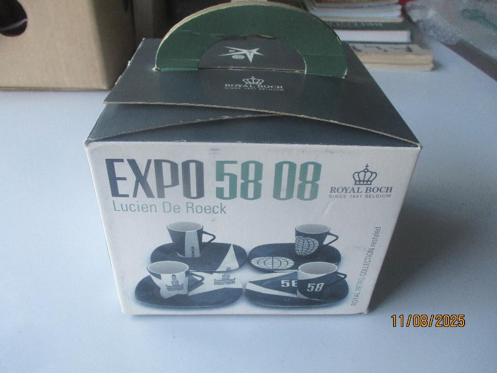 Expo 58 servies Lucien De Roeck, Boeken, Ophalen, Zo goed als nieuw, Overige onderwerpen