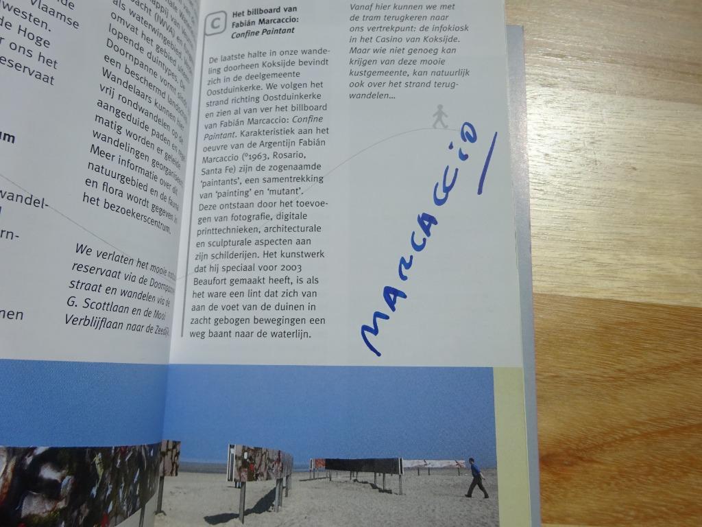 Beaufort 2003, Wandelgids / signatuur Sweetlove - signed by, Boeken, Ophalen of Verzenden, Zo goed als nieuw, Schilder- en Tekenkunst