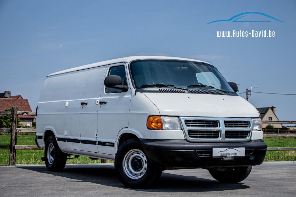 Dodge Ram 1500 Van / LPG / LICHTE VRACHT / LEDER / AIRCO !, Auto's, Dodge, 3906 cc, 131 kW, Wit, Leder