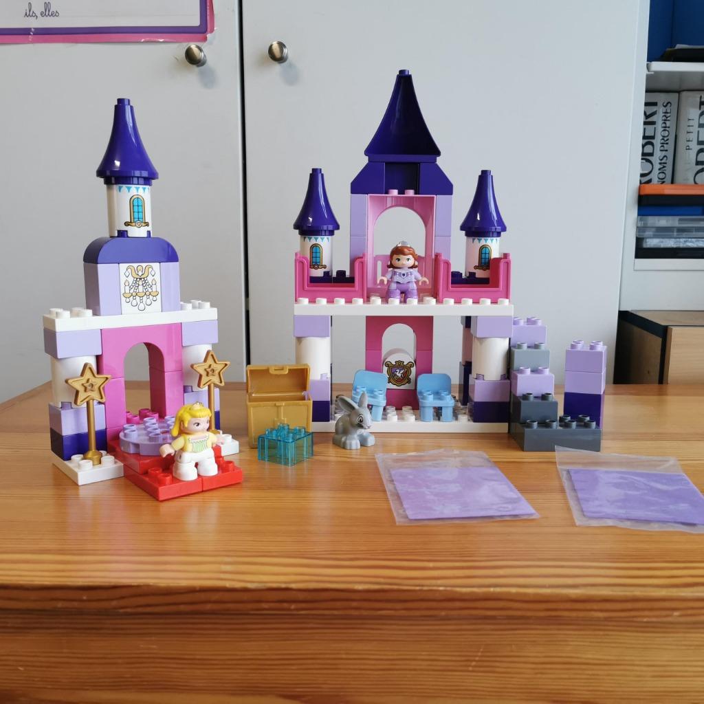 duplo 10595 - Disney, le château de la princesse Sofia, Enlèvement ou Envoi, Utilisé, Ensemble complet, Duplo