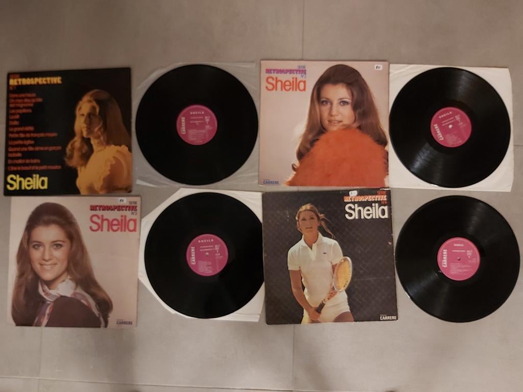 Sheila - Rétrospective n 1, 2, 3 et 4, 33 tours, Enlèvement ou Envoi, Utilisé, Pop