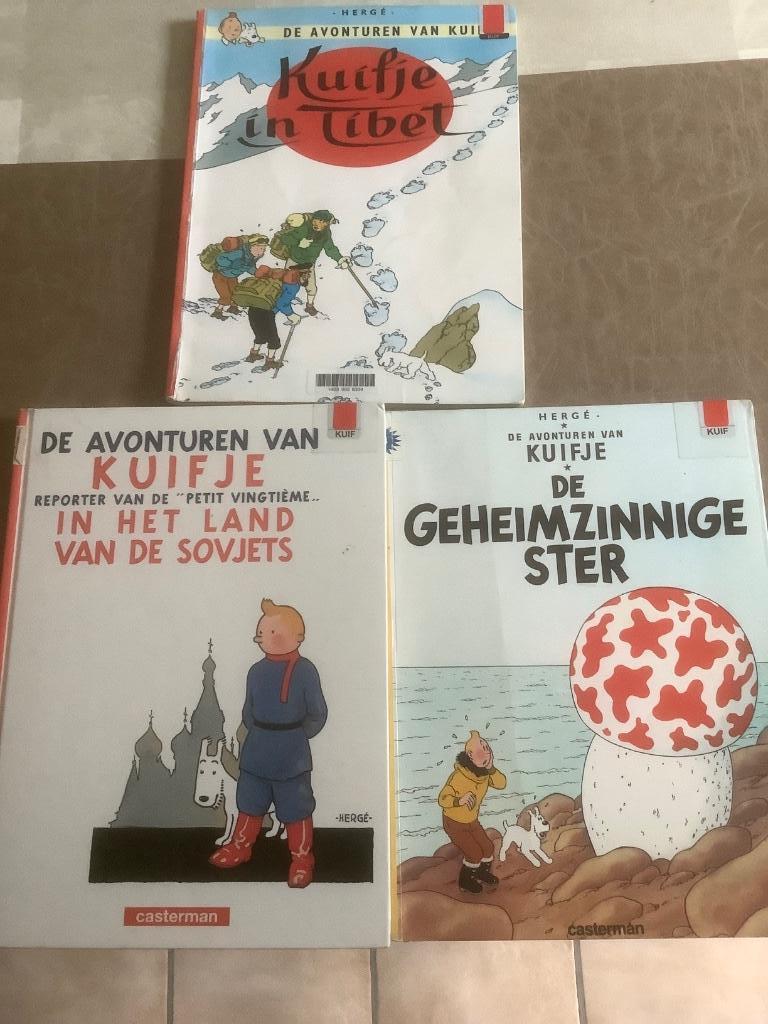 3 kuifjes strips, Ophalen of Verzenden, Gelezen
