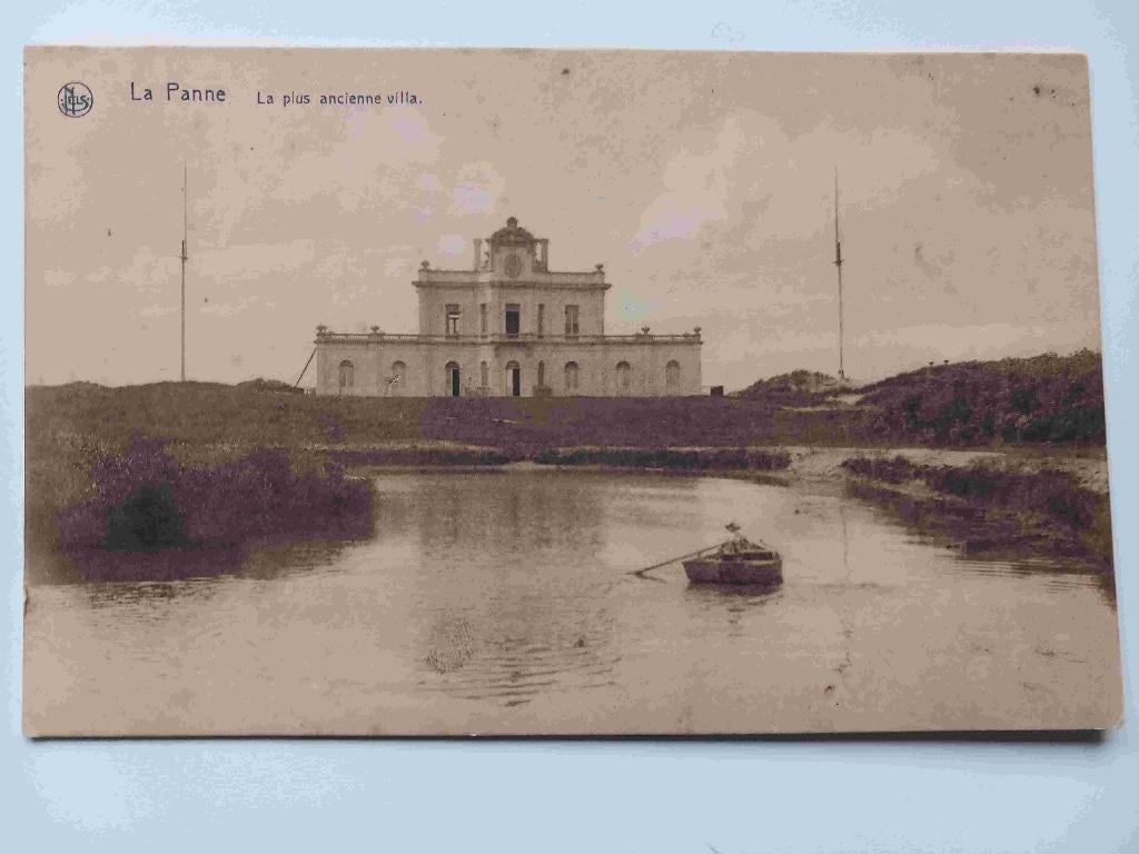Postkaart : De Panne : De oudste villa, Verzenden, Ongelopen, West-Vlaanderen