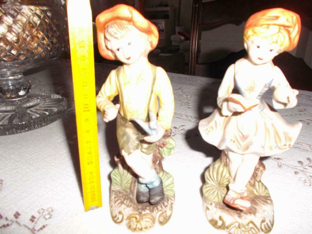 Popjes in keramiek (2 stuks), Antiek en Kunst, Ophalen of Verzenden