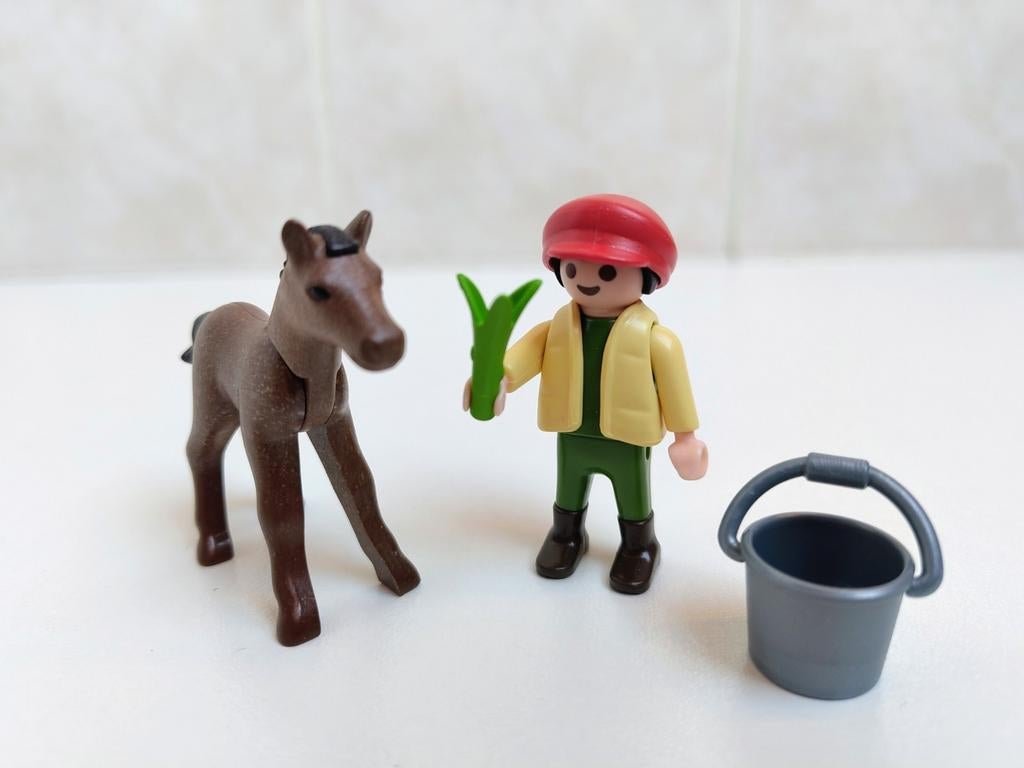 Playmobil, poney avec enfant., Enlèvement ou Envoi, Comme neuf