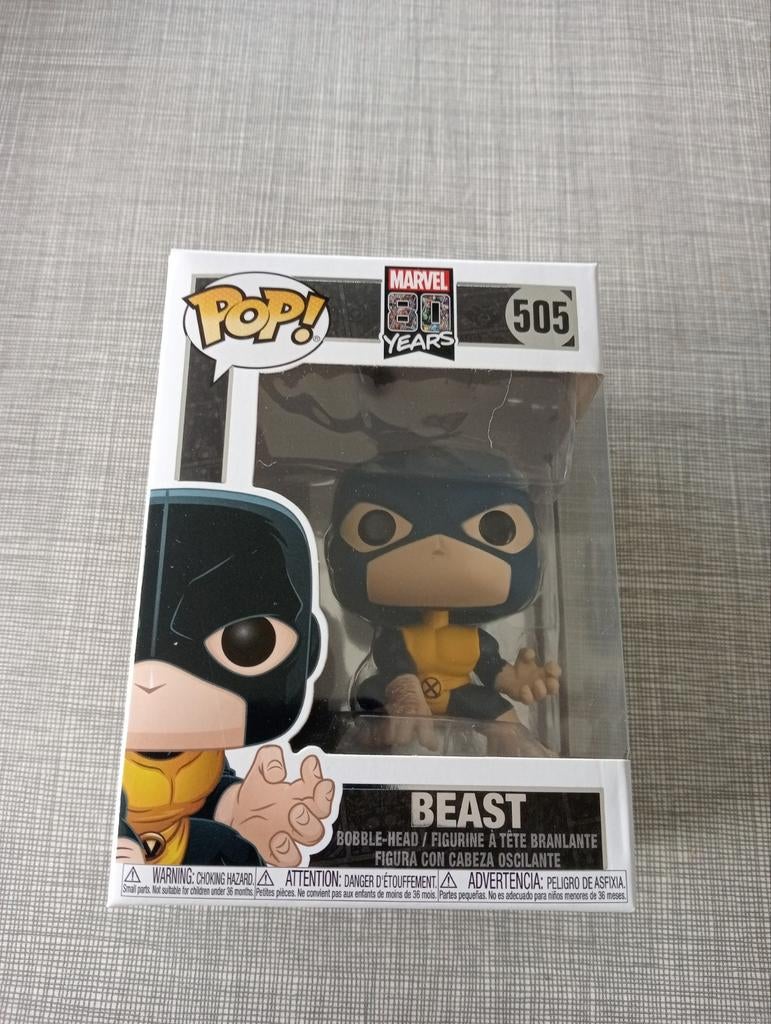 Funko pop Marvel #505 Bête 80 ans Marvel, Enlèvement ou Envoi, Comme neuf