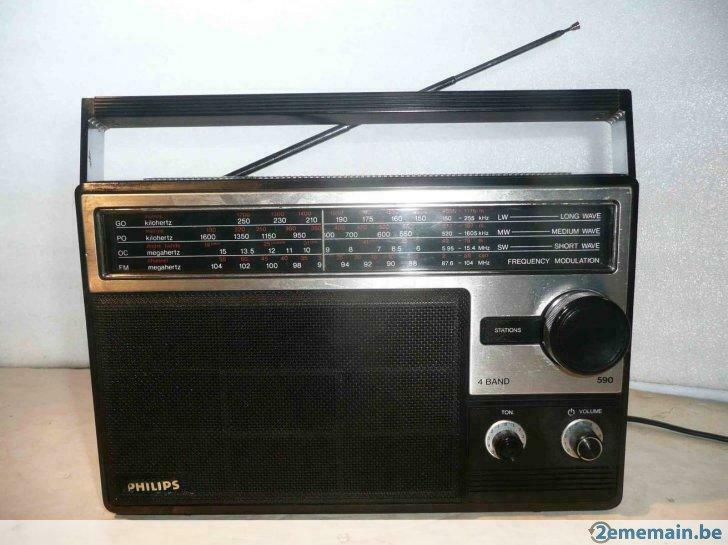 radio  portative  Philips 90AL590-00 - mono, Enlèvement ou Envoi, Utilisé, Analogique