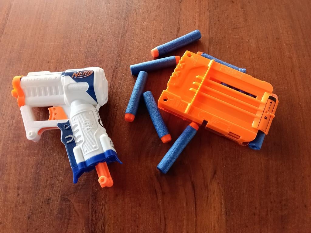 Nerf Triad Ex-3 (S1/3), Ophalen of Verzenden, Gebruikt