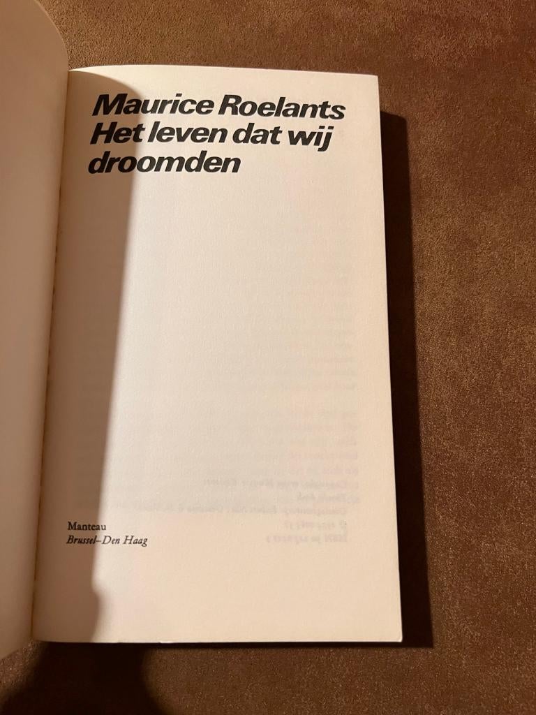 Het leven dat wij droomden - Maurice Roelants, Enlèvement ou Envoi, Belgique, Maurice Roelants, Utilisé
