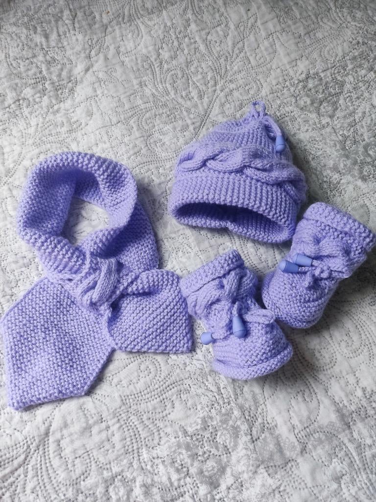 Gebreide set voor baby's van 0-2 maanden oud, Ophalen, Nieuw