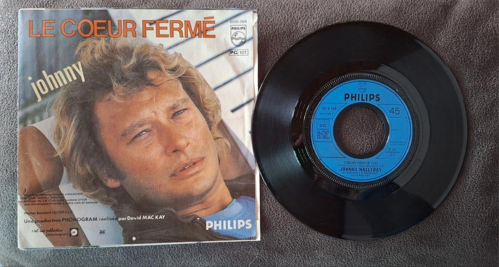 Vinyle 45 tours Johnny Hallyday, Enlèvement