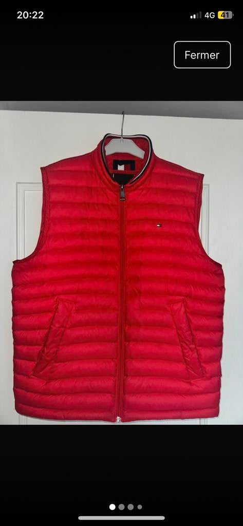 TH rode M bodywarmer, Kleding | Heren, Bodywarmers, Ophalen of Verzenden, Zo goed als nieuw, Rood