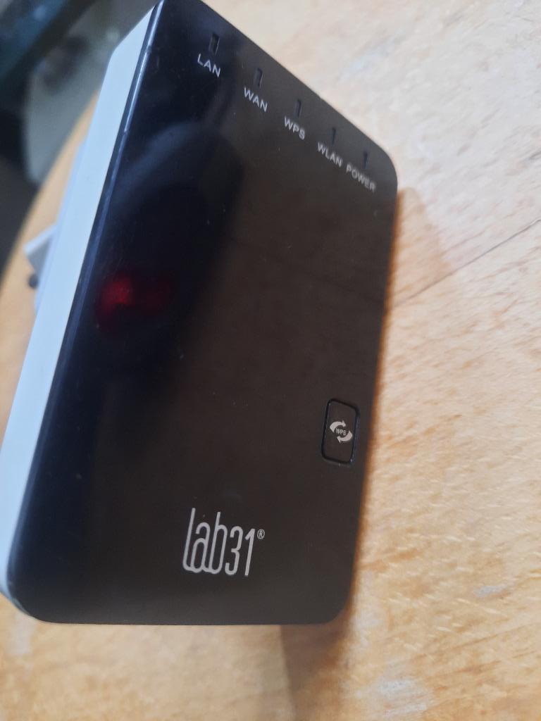 Lab 31 Wifi-repeater, Computers en Software, WiFi-versterkers, Ophalen of Verzenden, Zo goed als nieuw, Lab31