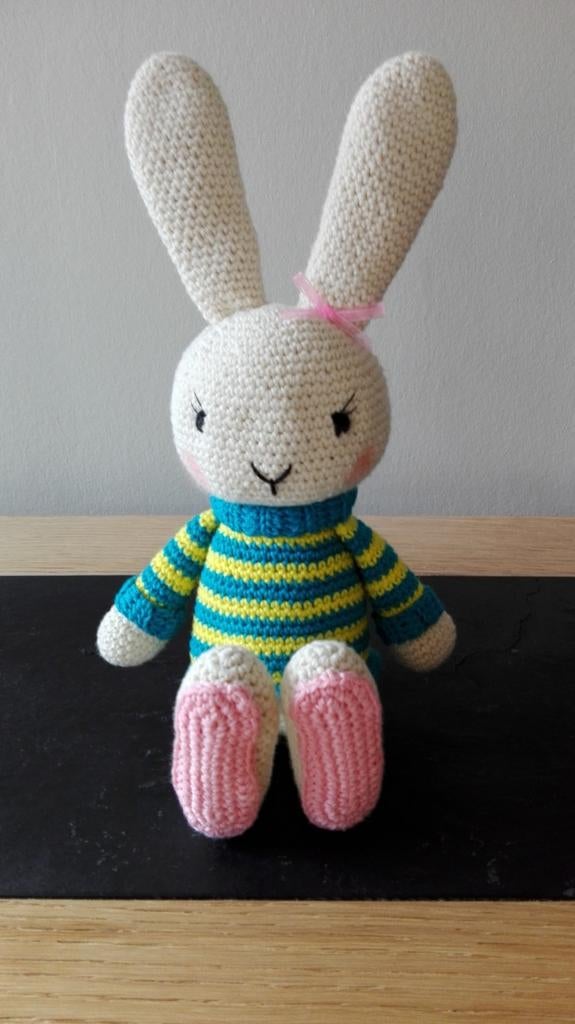 Nieuw gehaakte knuffel: konijntje, Ophalen of Verzenden, Nieuw