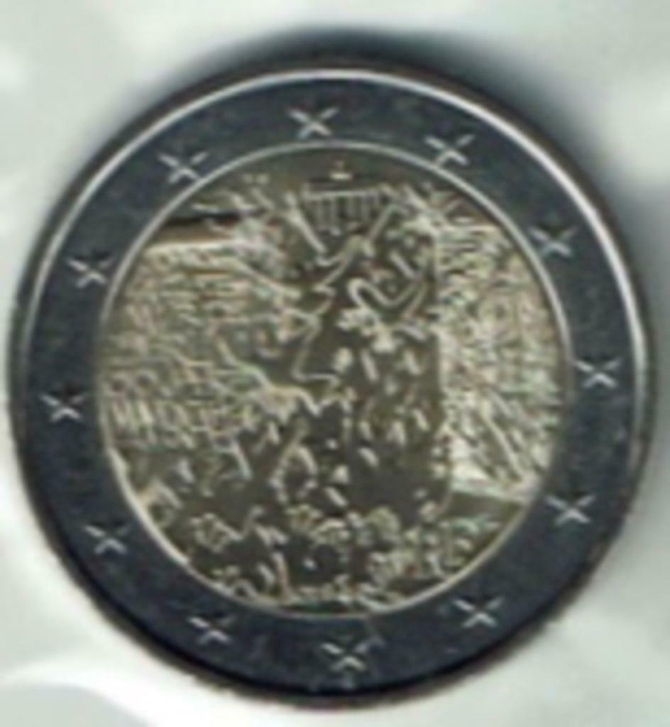 2 euro munt pièce 2019 Frankrijk France Berlijnse muur Mur d, Envoi, France, 2 euros, Monnaie en vrac